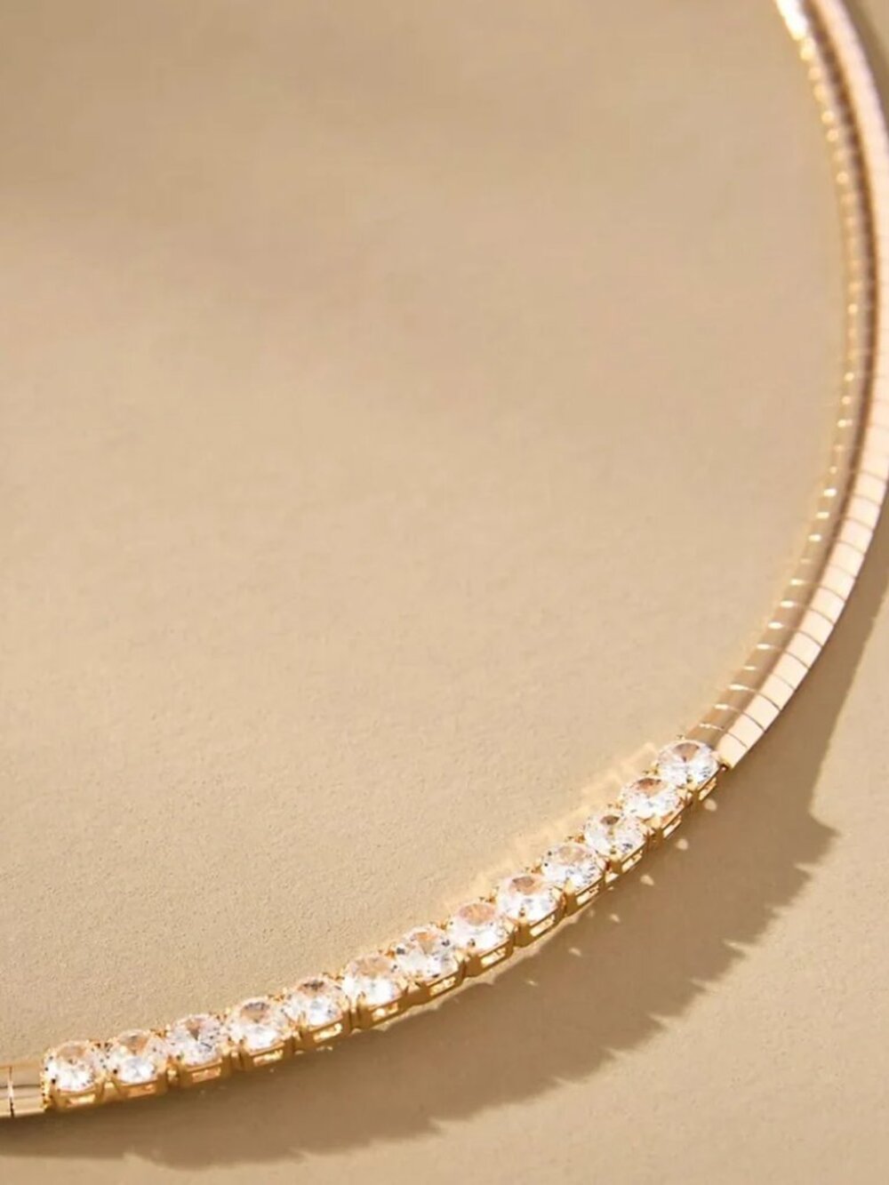 Crystal Collar Snake Chain Necklace NWT - Picture 3 of 5